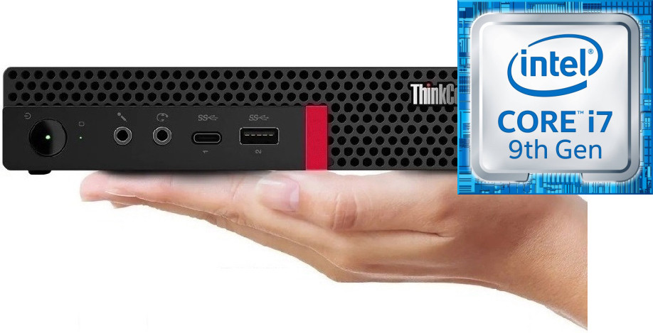 BESTYLISH Core i7 (9th Gen) Processor | ThinkCentre Mini Desktop [QOK] Core i7 (9th Generation) [8 Cores, 8 Threads] (32 GB RAM/Integrated Intel® UHD 4K 630 Graphics/1 TB SSD Capacity/Windows 11 Pro) Mini Tower with MS Office image 1
