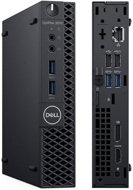 DELL Refurbished Core i3 9th/8GB/512GB Tiny PC with WiFi - Windows 11, Intel®, Core i3 9th Generation, 8 GB DDR4, 512 GB NVMe SSD Mini PC image 1