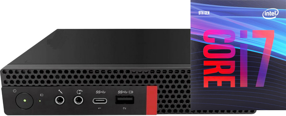COMPUTER WORLD ThinkCentre Tiny PC | Core i7 - 9700 [12MB Cache, Up to 4.70 GHz] [URO] - Windows 11 Pro, Intel H310M, Intel Core i7-9700 Processor [8 Cores, 8 Threads, 3.00 GHz], 32 GB DDR4, 1024 GB SSD Mini PC image 1