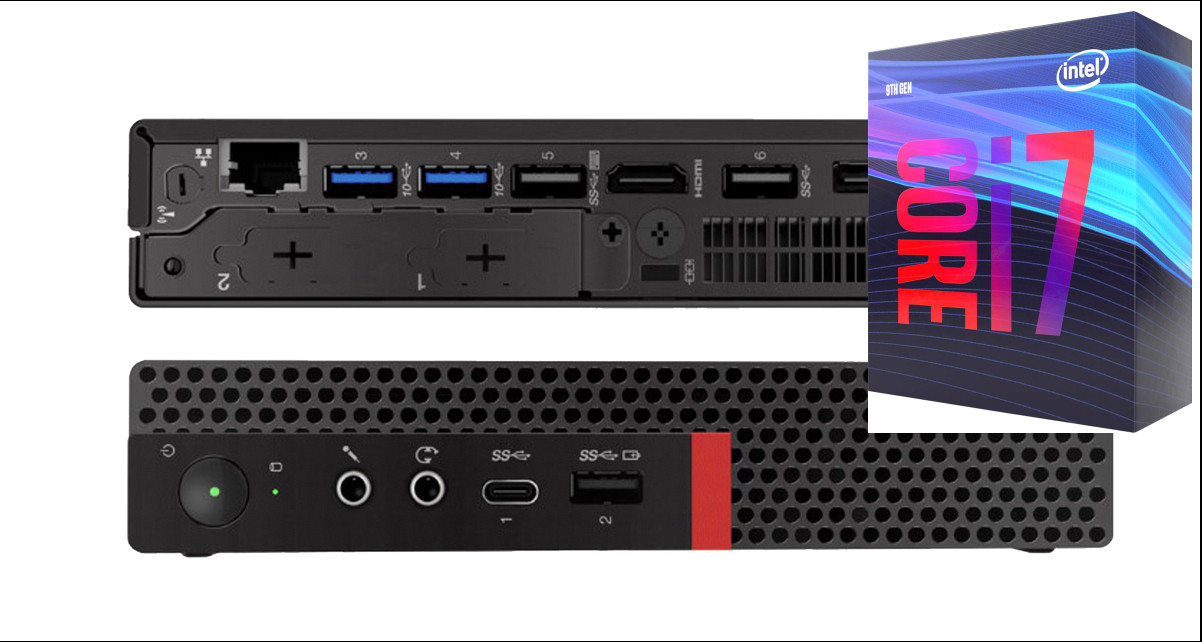 Hayyo Core™ i7 (9th Gen) [12M Cache, Up to 4.70 GHz] | ThinkCentre Mini PC [OKX] Intel Core i7 (9th Generation) Octa-Core (32 GB RAM/Intel® UHD 630 Graphics/1 TB SSD Capacity/Windows 11 Pro) Mid Tower with MS Office image 1
