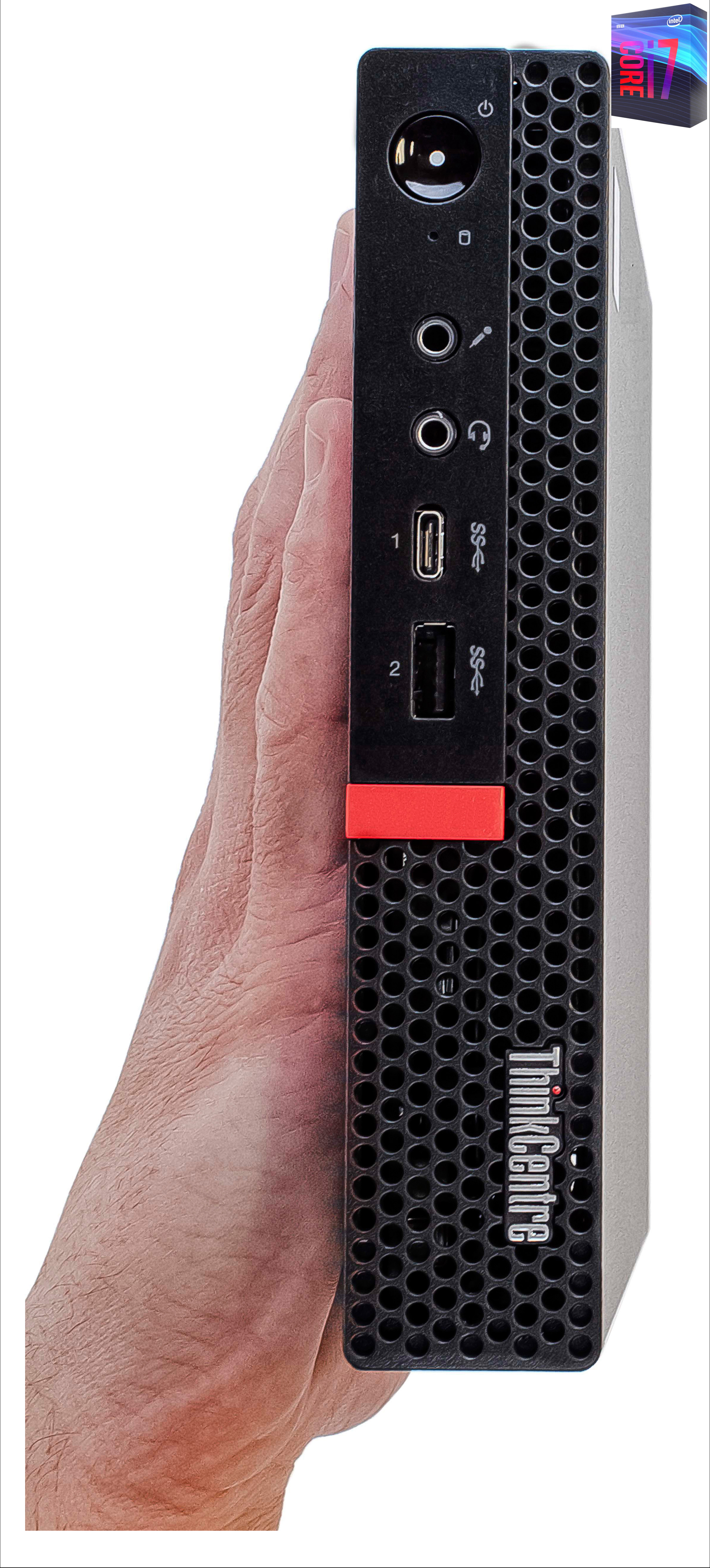 BESTYLISH ThinkCentre Mini Desktop | Core i7-9700 [12M Cache, Up to 4.70 GHz] [QOA] Core™ i7-9700 [12MB Cache, Up to 4.70 GHz] (32 GB RAM/Integrated Intel® Ultra HD 630 Graphics/1 TB SSD Capacity/Windows 11 Pro) Microtower with MS Office image 1