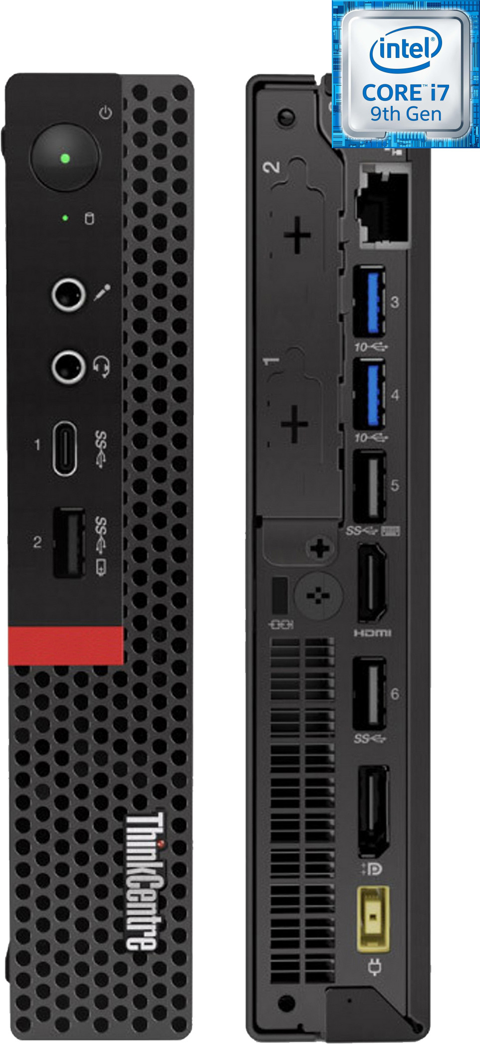 Hayyo Core™ i7 - 9700 Processor [8 Cores, 8 Threads] | ThinkCentre Tiny PC [NJZ] Intel Core i7 - 9700 Processor [8 Cores, 8 Threads, 3.00 GHz] (32 GB RAM/Intel® Ultra HD 630 Graphics/1 TB SSD Capacity/Windows 11 Pro) Mini Gaming Tower with MS Office image 1