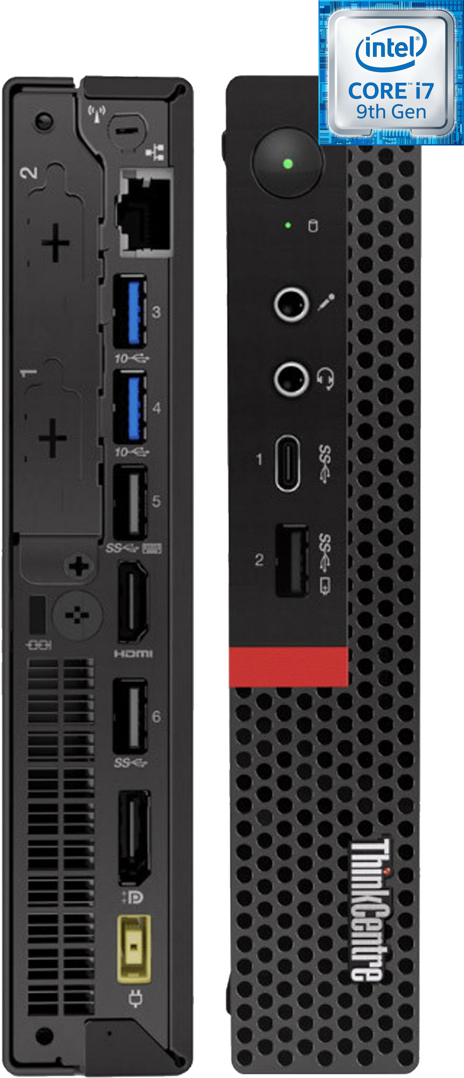 Hayyo Core i7 (9th Gen) [12M Cache, Up to 4.70 GHz] | ThinkCentre Mini PC [GEW] Core™ i7-9700 Processor [12MB Cache, Up to 4.70 GHz] (32 GB RAM/Intel® Ultra HD 630 Graphics/1 TB SSD Capacity/Windows 11 Pro) Microtower with MS Office image 1