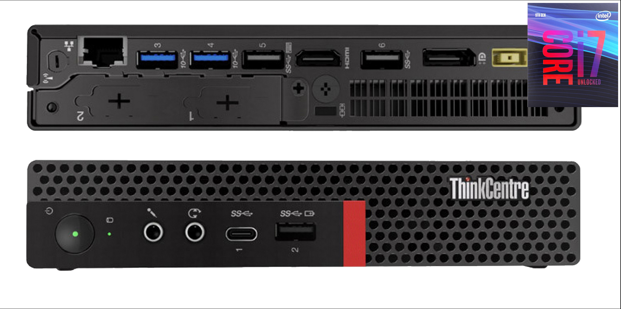 Longan Core i7 - 9700 Processor | ThinkCentre Tiny Desktop [QNT] Core™ i7-9700 Processor (32 GB RAM/Integrated Intel® Ultra HD 4K 630 Graphics/1 TB SSD Capacity/Windows 11 Pro) Mid Tower with MS Office image 1