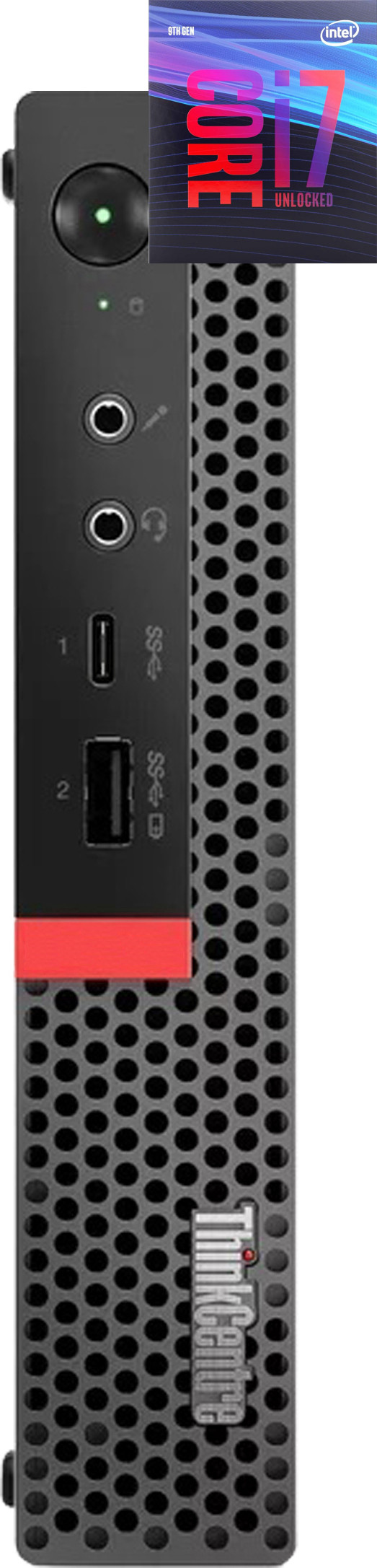 Longan Core i7 (9th Gen) [8 Cores, 8 Threads, Upto 4.70 GHz]- ThinkCentre Tiny PC [VRC] Intel Core i7 (9th Gen) [8 Cores, 8 Threads, Upto 4.70 GHz] (32 GB RAM/Integrated Intel® UHD 4K 630 Graphics/1 TB SSD Capacity/Windows 11 Pro) Microtower with MS Office image 1