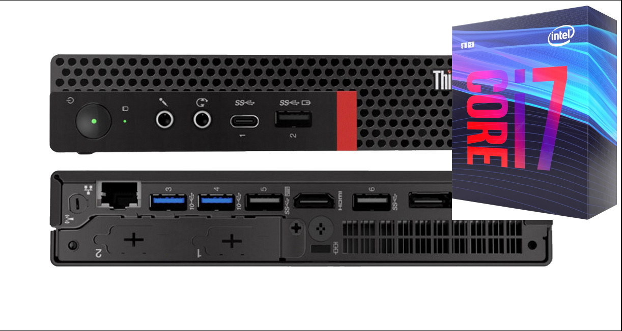 Longan Core i7 - 9700 Octa-Core Processor | ThinkCentre Tiny PC [MJK] Intel Core i7 - 9700 Octa-Core (32 GB RAM/Integrated Intel® Ultra HD 630 Graphics/1 TB SSD Capacity/Windows 11 Pro) Mini Gaming Tower with MS Office image 1