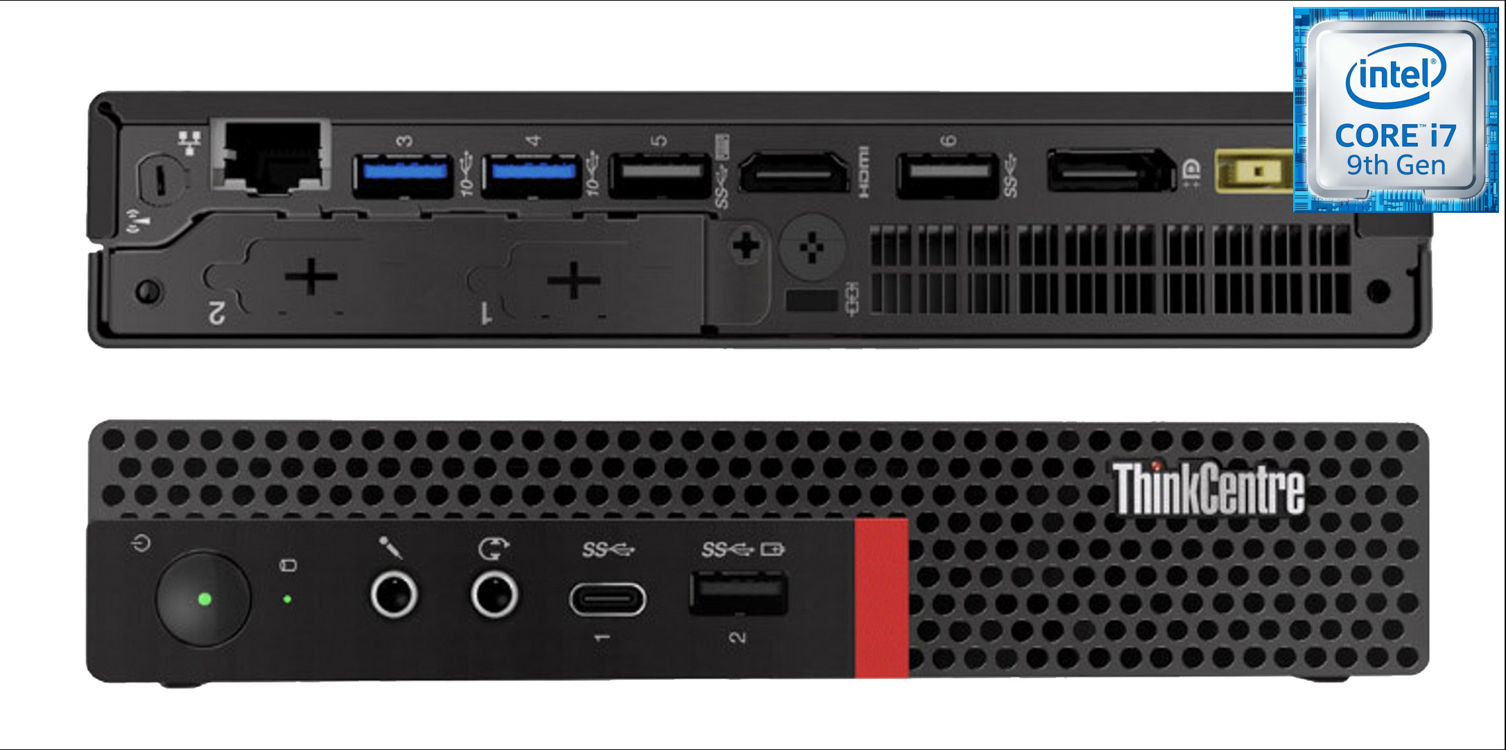 Hayyo Core™ i7 (9th Generation) [8 Cores, 8 Threads] | ThinkCentre Tiny Desktop [FBQ] Core™ i7 (9th Gen) [8 Cores, 8 Threads, 3.00 GHz] (32 GB RAM/Intel® Ultra HD 4K 630 Graphics/1 TB SSD Capacity/Windows 11 Pro) Microtower with MS Office image 1