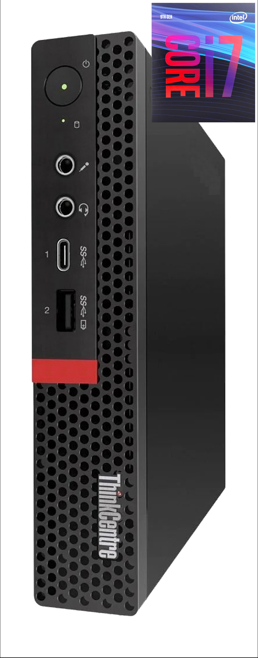 Longan ThinkCentre Tiny Desktop | Core i7 - 9700 Octa-Core [CZV] Intel® Core™ i7 (9th Generation) Processor (32 GB RAM/Integrated Intel® UHD 4K 630 Graphics/1 TB SSD Capacity/Windows 11 Pro) Mid Tower with MS Office image 1