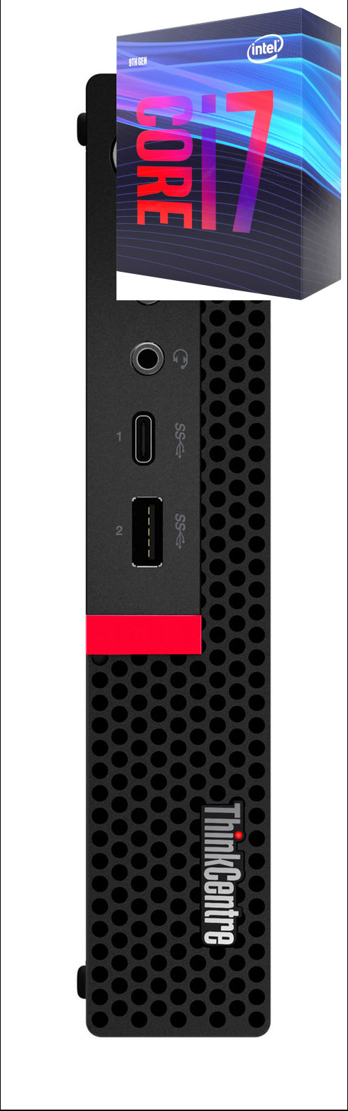 Hayyo ThinkCentre Tiny Desktop | Core i7 - 9700 [8 Cores, 8 Threads, 3.00 GHz] [AZP] Core™ i7-9700 (32 GB RAM/Intel® Ultra HD 4K 630 Graphics/1 TB SSD Capacity/Windows 11 Pro) Mini Tower with MS Office image 1
