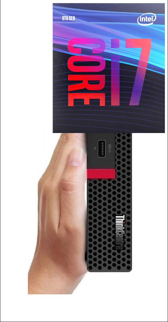 NICE COMPUTERS Core i7-9700 Octa-Core Processor | ThinkCentre Mini PC [IEQ] - Windows 11 Pro, Intel H310M, Intel® Core™ i7 (9th Gen) [8 Cores, 8 Threads, Upto 4.70 GHz], 32 GB DDR4, 1024 GB SSD Mini PC image 1