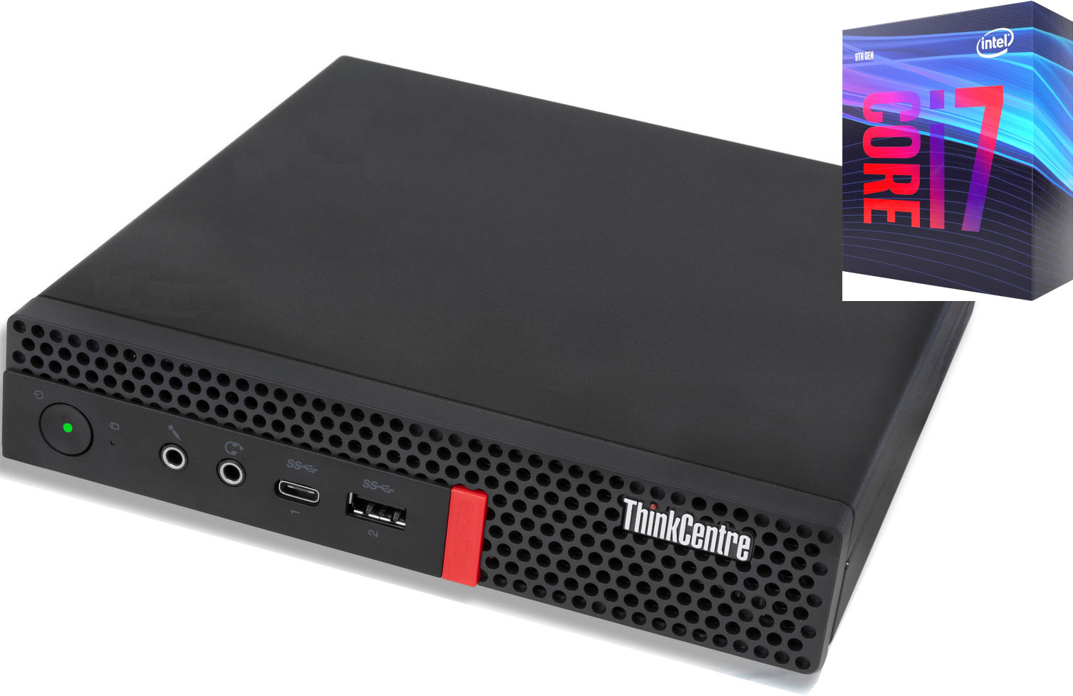 NICE COMPUTERS ThinkCentre Mini Desktop | Core i7 (9th Gen) [8 Cores, 8 Threads] [GCK] - Windows 11 Pro, Intel H310M, Intel® Core™ i7 (9th Generation) [8 Cores, 8 Threads, 3.00 GHz], 32 GB DDR4, 1024 GB SSD Mini PC image 1