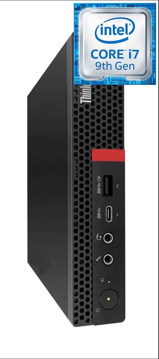 Longan Core i7-9th Gen [8 Cores, 8 Threads, 3.00 GHz] | ThinkCentre Mini Desktop [RQM] Intel® Core™ i7 - 9700 Processor [8 Cores, 8 Threads] (32 GB RAM/Integrated Intel® UHD 630 Graphics/1 TB SSD Capacity/Windows 11 Pro) Microtower with MS Office image 1
