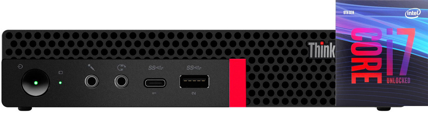 Hayyo Core™ i7-9th Gen [8 Cores, 8 Threads, 3.00 GHz] | ThinkCentre Tiny Desktop [MHS] Intel® Core™ i7 (9th Generation) Octa-Core Processor (32 GB RAM/Integrated Intel® Ultra HD 630 Graphics/1 TB SSD Capacity/Windows 11 Pro) Mini Tower with MS Office image 1