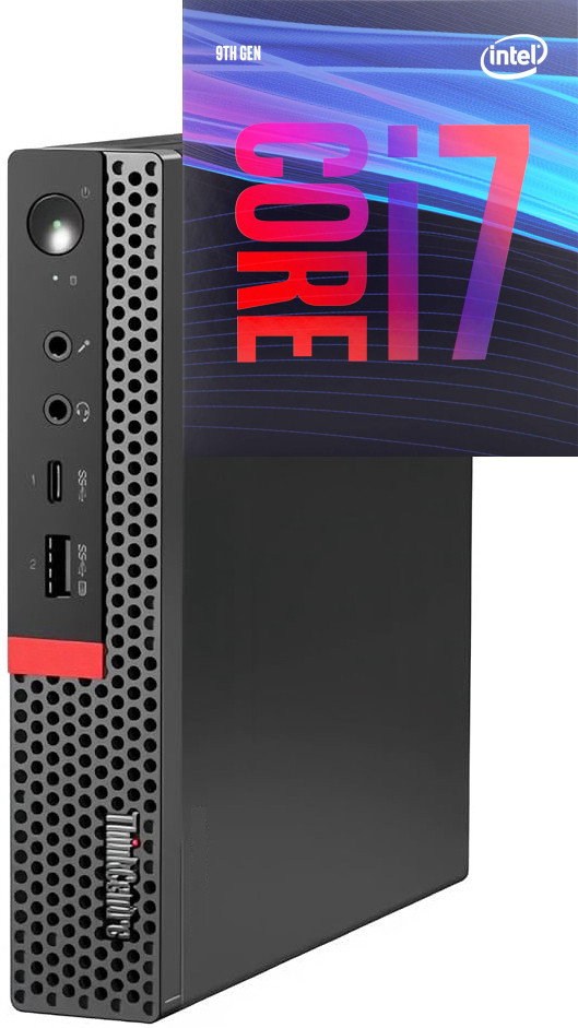 Longan ThinkCentre Tiny Desktop | Core™ i7 (9th Generation) [8 Cores, 8 Threads] [WTS] Core i7 (9th Generation) Processor [12MB Cache, Up to 4.70 GHz] (32 GB RAM/Intel® Ultra HD 4K 630 Graphics/1 TB SSD Capacity/Windows 11 Pro) Gaming Tower with MS Office image 1