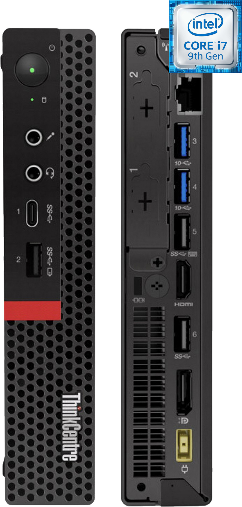 Longan Core i7 (9th Gen) [12M Cache, Up to 4.70 GHz] | ThinkCentre Mini Desktop [UQD] Core i7-9700 Processor [8 Cores, 8 Threads, 3.00 GHz] (32 GB RAM/Intel® UHD 4K 630 Graphics/1 TB SSD Capacity/Windows 11 Pro) Mini Tower with MS Office image 1
