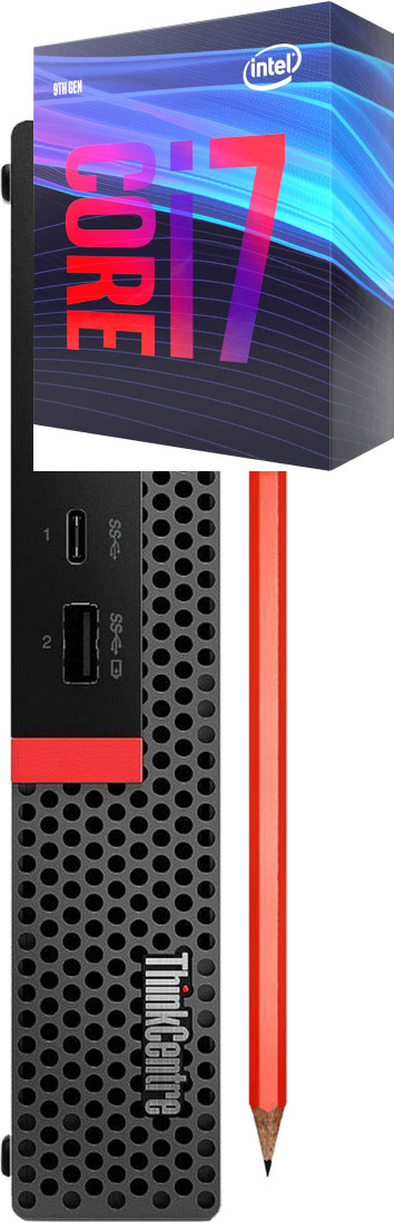 Hayyo ThinkCentre Tiny PC | Core™ i7 - 9700 Processor [8 Cores, 8 Threads] [PLI] Intel® Core™ i7-9700 [8 Cores, 8 Threads] (32 GB RAM/Integrated Intel® UHD 630 Graphics/1 TB SSD Capacity/Windows 11 Pro) Mini Tower with MS Office image 1
