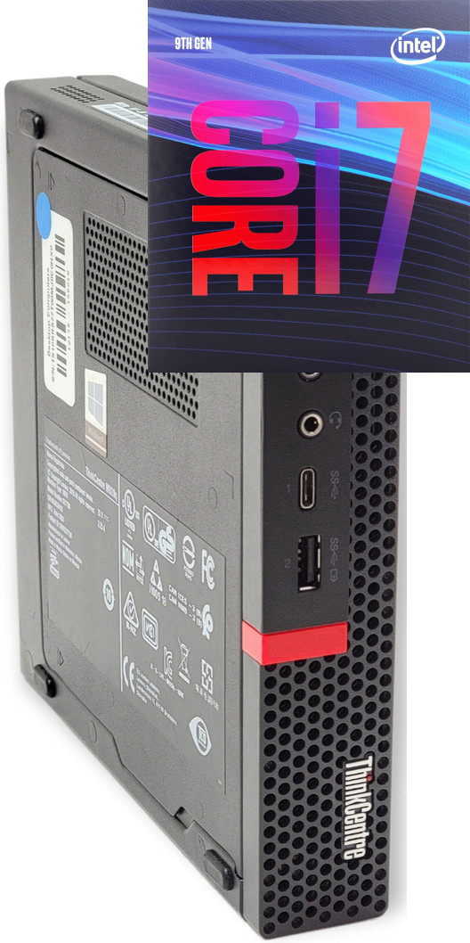 RATNARAJ COMPUTER SYSTEMS Core i7 - 9700 Octa-Core | ThinkCentre Tiny PC [MLF] - Windows 11 Pro, Intel H310M, Core™ i7 (9th Generation) [8 Cores, 8 Threads, 3.00 GHz], 32 GB DDR4, 1024 GB SSD Mini PC image 1