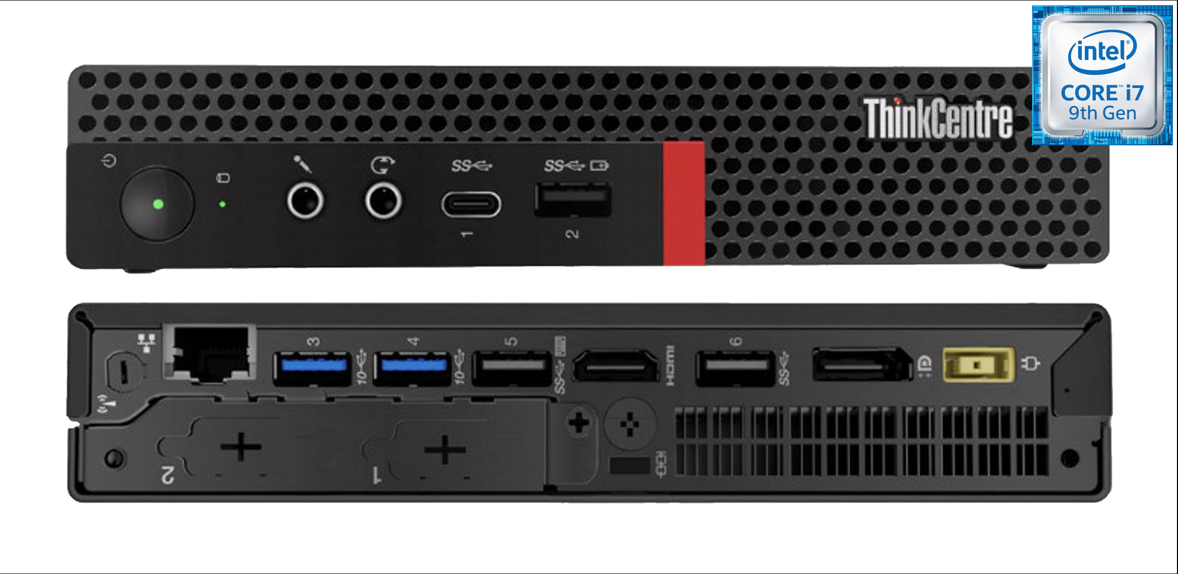 Longan Core™ i7-9700 Octa-Core Processor | ThinkCentre Mini PC [LIX] Core i7 (9th Gen) Processor [8 Cores, 8 Threads] (32 GB RAM/Intel® UHD 4K 630 Graphics/1 TB SSD Capacity/Windows 11 Pro) Gaming Tower with MS Office image 1