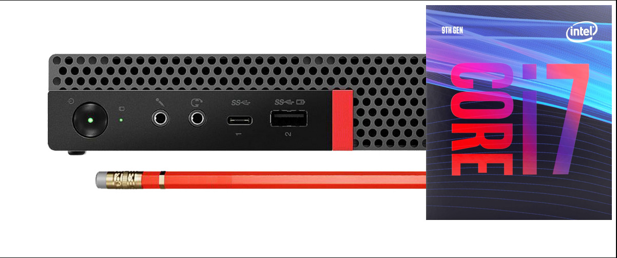 Hayyo Core™ i7 - 9700 Octa-Core Processor | ThinkCentre Tiny Desktop [KHI] Core™ i7 - 9700 Processor [12MB Cache, Up to 4.70 GHz] (32 GB RAM/Integrated Intel® Ultra HD 630 Graphics/1 TB SSD Capacity/Windows 11 Pro) Gaming Tower with MS Office image 1