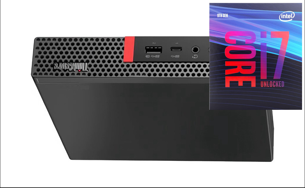 BESTYLISH ThinkCentre Tiny PC | Core i7 (9th Generation) Octa-Core [XVT] Core i7 (9th Gen) Octa-Core Processor (32 GB RAM/Intel® Ultra HD 630 Graphics/1 TB SSD Capacity/Windows 11 Pro) Mid Tower with MS Office image 1