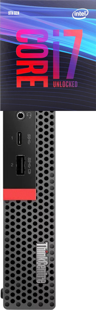 Longan Core i7-9700 [12M Cache, Up to 4.70 GHz] | ThinkCentre Mini Desktop [FAK] Core i7-9700 Processor (32 GB RAM/Intel® UHD 4K 630 Graphics/1 TB SSD Capacity/Windows 11 Pro) Microtower with MS Office image 1