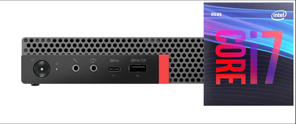 BESTYLISH Core i7 (9th Gen) Octa-Core | ThinkCentre Mini Desktop [MIH] Intel Core i7 (9th Gen) [8 Cores, 8 Threads, Upto 4.70 GHz] (32 GB RAM/Integrated Intel® UHD 4K 630 Graphics/1 TB SSD Capacity/Windows 11 Pro) Mini Gaming Tower with MS Office image 1