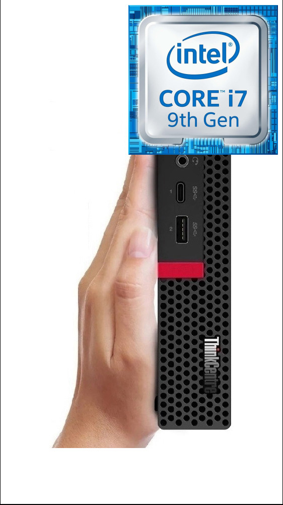 Longan Core™ i7 (9th Gen) Processor [8 Cores, 8 Threads] | ThinkCentre Mini PC [FCG] Core i7 - 9700 [8 Cores, 8 Threads] (32 GB RAM/Intel® UHD 630 Graphics/1 TB SSD Capacity/Windows 11 Pro) Mini Gaming Tower with MS Office image 1