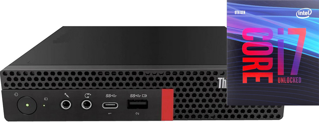 Longan ThinkCentre Tiny PC | Core i7 - 9700 Octa-Core Processor [VTE] Core™ i7-9700 Processor [12MB Cache, Up to 4.70 GHz] (32 GB RAM/Integrated Intel® Ultra HD 630 Graphics/1 TB SSD Capacity/Windows 11 Pro) Mini Gaming Tower with MS Office image 1