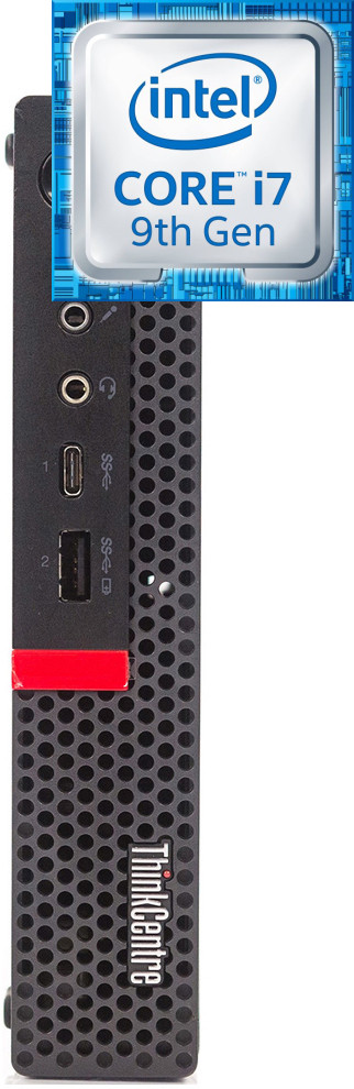 Hayyo ThinkCentre Mini Desktop | Core™ i7 (9th Gen) [8 Cores, 8 Threads] [HCV] Intel® Core™ i7 (9th Gen) Octa-Core Processor (32 GB RAM/Intel® UHD 4K 630 Graphics/1 TB SSD Capacity/Windows 11 Pro) Microtower with MS Office image 1