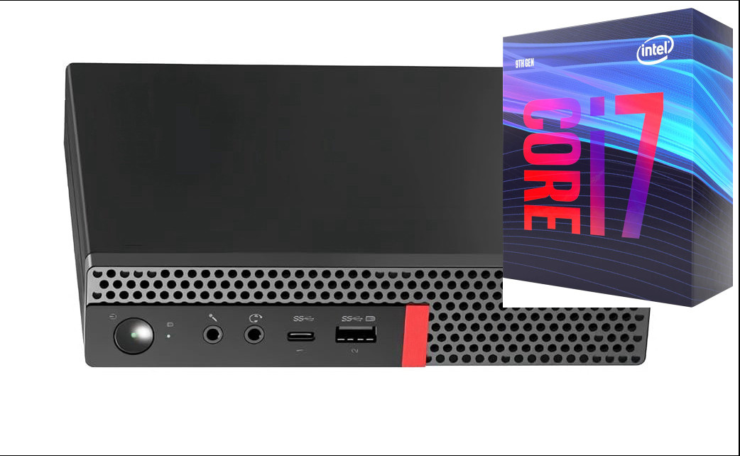 Hayyo Core i7 (9th Gen) [8 Cores, 8 Threads, Upto 4.70 GHz]- ThinkCentre Tiny PC [WRN] Intel Core i7-9700 Processor (32 GB RAM/Intel® Ultra HD 630 Graphics/1 TB SSD Capacity/Windows 11 Pro) Microtower with MS Office image 1