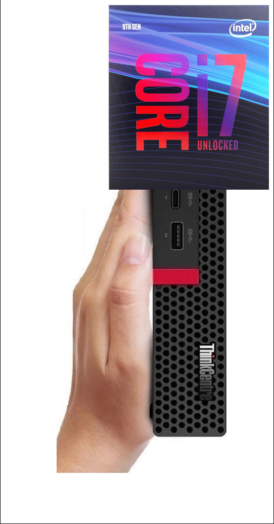 Longan Core™ i7 (9th Gen) Processor | ThinkCentre Mini PC [DAT] Intel® Core™ i7-9700 Processor [12MB Cache, Up to 4.70 GHz] (32 GB RAM/Intel® Ultra HD 630 Graphics/1 TB SSD Capacity/Windows 11 Pro) Mid Tower with MS Office image 1