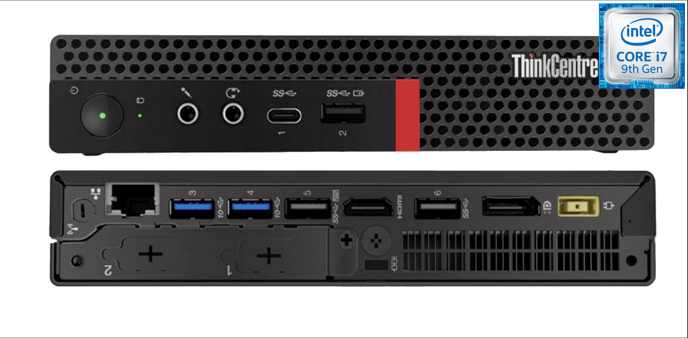 Hayyo ThinkCentre Mini PC | Core™ i7-9700 Octa-Core Processor [GCV] Core™ i7 (9th Generation) Octa-Core Processor (32 GB RAM/Integrated Intel® UHD 630 Graphics/1 TB SSD Capacity/Windows 11 Pro) Gaming Tower with MS Office image 1