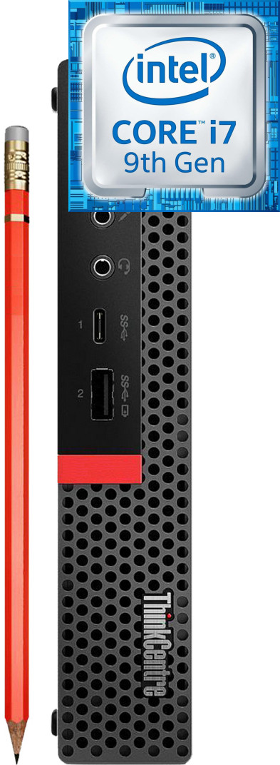 COMPUTER WORLD ThinkCentre Mini Desktop | Core i7 (9th Gen) [12MB Cache, Up to 4.70 GHz] [LIE] - Windows 11 Pro, Intel H310M, Intel Core i7 (9th Gen) Processor [8 Cores, 8 Threads, 3.00 GHz], 32 GB DDR4, 1024 GB SSD Mini PC image 1