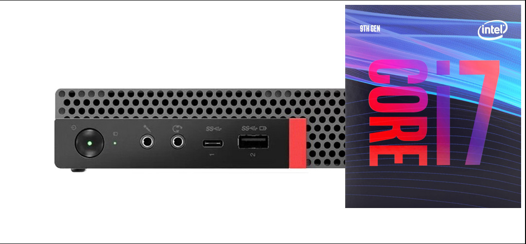 COMPUTER WORLD ThinkCentre Mini PC | Core i7 (9th Gen) [12MB Cache, Up to 4.70 GHz] [YUA] - Windows 11 Pro, Intel H310M, Intel® Core™ i7 (9th Gen) Octa-Core, 32 GB DDR4, 1024 GB SSD Mini PC image 1