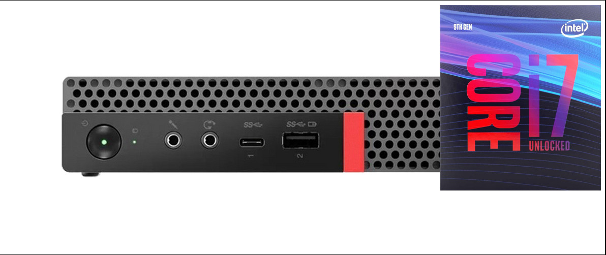 RATNARAJ COMPUTER SYSTEMS Core™ i7 - 9700 [8 Cores, 8 Threads, 3.00 GHz] | ThinkCentre Tiny PC [TPE] - Windows 11 Pro, Intel H310M, Core i7 (9th Generation) Processor [12M Cache, Up to 4.70 GHz], 32 GB DDR4, 1024 GB SSD Mini PC image 1
