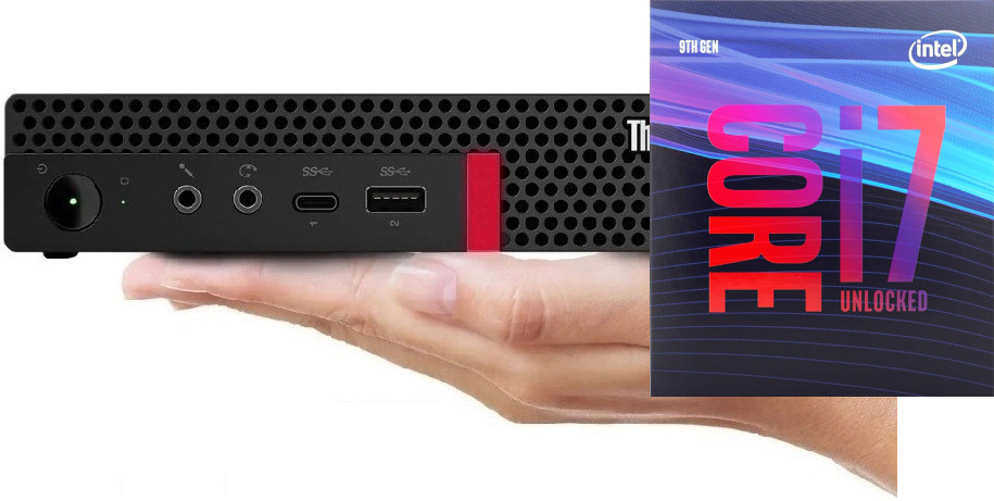 Longan ThinkCentre Tiny Desktop | Core™ i7 - 9700 [12M Cache, Up to 4.70 GHz] [UTI] Core i7 (9th Generation) Octa-Core Processor (32 GB RAM/Integrated Intel® UHD 630 Graphics/1 TB SSD Capacity/Windows 11 Pro) Mini Gaming Tower with MS Office image 1