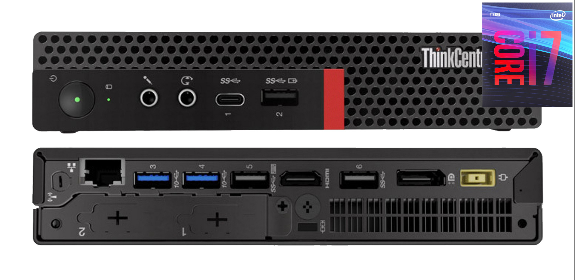 Longan Core i7 (9th Generation) [8 Cores, 8 Threads] | ThinkCentre Tiny PC [DBV] Intel® Core™ i7 (9th Gen) [8 Cores, 8 Threads, Upto 4.70 GHz] (32 GB RAM/Integrated Intel® Ultra HD 630 Graphics/1 TB SSD Capacity/Windows 11 Pro) Mid Tower with MS Office image 1