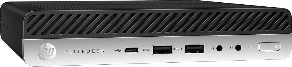 HP EliteDesk (Re-Newed) Tiny PC with Core i5 8th Gen, 6-Core, 8GB, 256GB Mini PC - Windows 10, Intel®, 6-Core, Core i5 8th Generation, 8 GB DDR4, 256 GB SSD Mini PC
