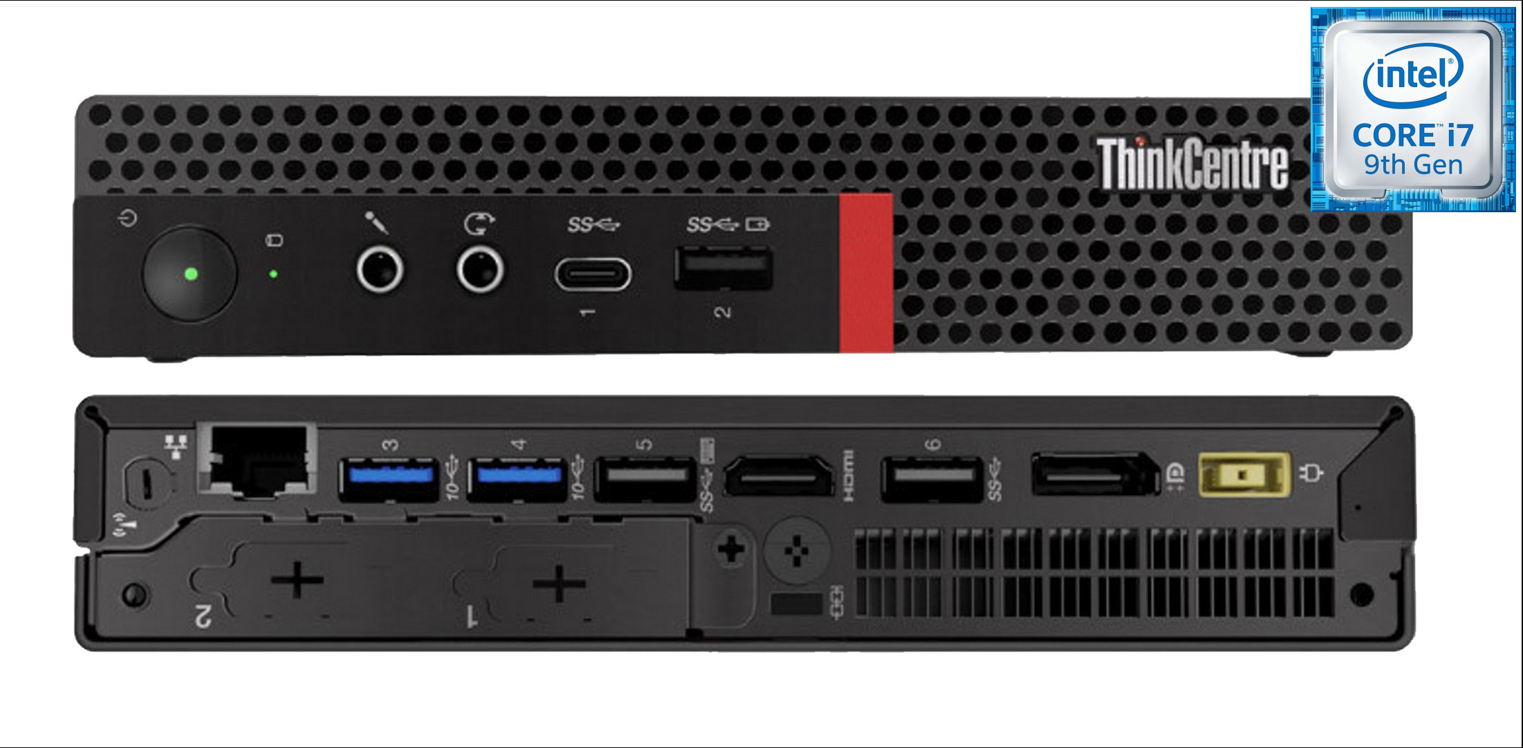 Longan ThinkCentre Tiny PC- Core i7 (9th Gen) [8 Cores, 8 Threads, Upto 4.70 GHz] [GBQ] Core™ i7 - 9700 Processor [12MB Cache, Up to 4.70 GHz] (32 GB RAM/Integrated Intel® Ultra HD 630 Graphics/1 TB SSD Capacity/Windows 11 Pro) Gaming Tower with MS Office image 1