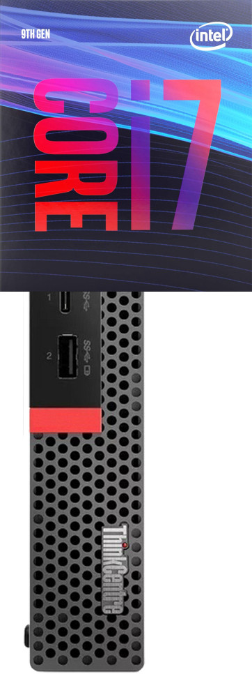 NCS (NIDHI COMPUTER SOLUTIONS) ThinkCentre Tiny Desktop | Core™ i7-9th Gen [8 Cores, 8 Threads, 3.00 GHz] [AZB] Intel Core i7 (9th Generation) Processor [8 Cores, 8 Threads] (32 GB RAM/Intel® UHD 4K 630 Graphics/1 TB SSD Capacity/Windows 11 Pro) Gaming Tower with MS Office image 1