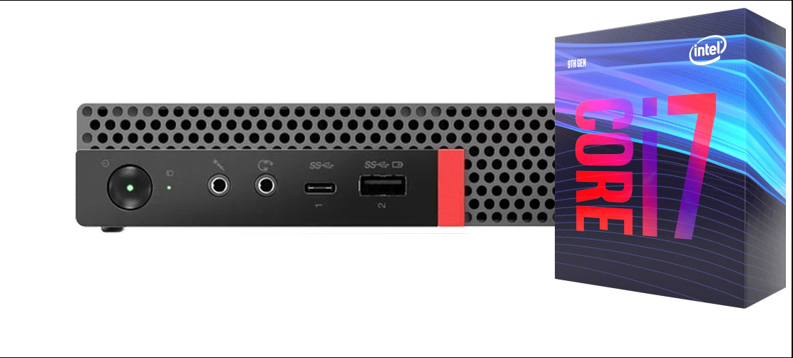 Hayyo Core i7-9th Gen [8 Cores, 8 Threads, 3.00 GHz] | ThinkCentre Mini Desktop [NMU] Core™ i7 (9th Generation) [8 Cores, 8 Threads] (32 GB RAM/Integrated Intel® UHD 4K 630 Graphics/1 TB SSD Capacity/Windows 11 Pro) Mini Tower with MS Office image 1