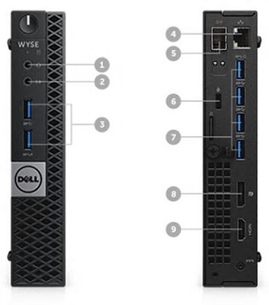DELL Refurbished OPTIPLEX Wise 7040 Tiny Desktop - Windows 11, intel, Intel Core i5, 650 MB Graphics Card, 8 GB DDR-4, 256 GB SSD Mini PC
