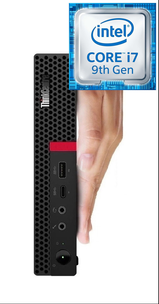 Hayyo Core i7 - 9700 [8 Cores, 8 Threads, 3.00 GHz] | ThinkCentre Tiny PC [AZW] Core™ i7 (9th Gen) Processor [8 Cores, 8 Threads, 3.00 GHz] (32 GB RAM/Integrated Intel® UHD 4K 630 Graphics/1 TB SSD Capacity/Windows 11 Pro) Mini Gaming Tower with MS Office image 1