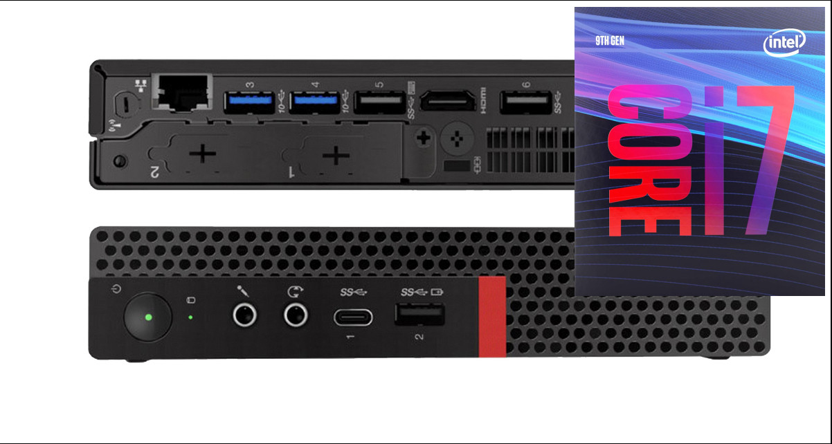 BESTYLISH ThinkCentre Tiny PC | Core™ i7 (9th Gen) [12M Cache, Up to 4.70 GHz] [KFW] Core i7-9700 Processor [8 Cores, 8 Threads] (32 GB RAM/Integrated Intel® Ultra HD 630 Graphics/1 TB SSD Capacity/Windows 11 Pro) Mini Gaming Tower with MS Office image 1