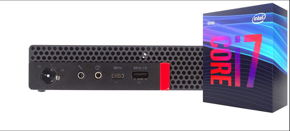 BESTYLISH Core i7 (9th Gen) [12M Cache, Up to 4.70 GHz] | ThinkCentre Mini Desktop [FCD] Intel Core i7 (9th Generation) Octa-Core (32 GB RAM/Intel® UHD 630 Graphics/1 TB SSD Capacity/Windows 11 Pro) Mini Tower with MS Office image 1