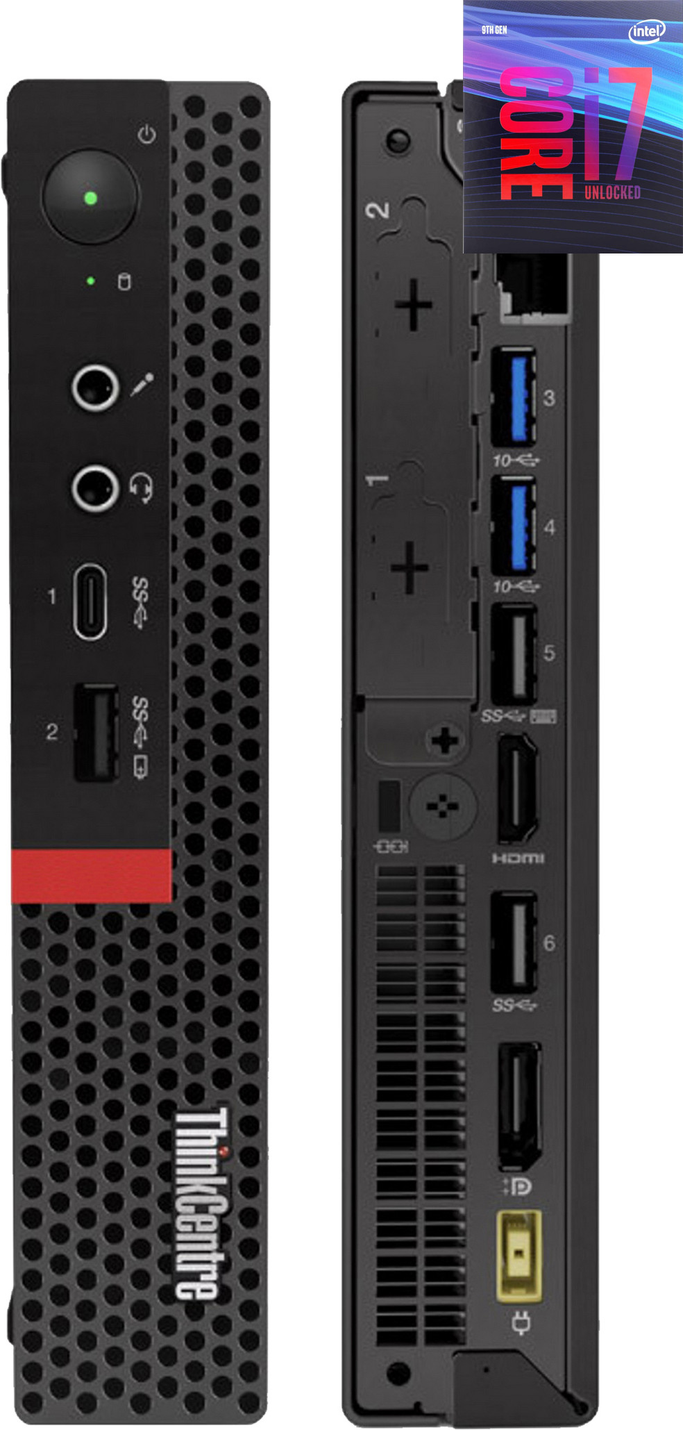 Longan ThinkCentre Mini PC | Core™ i7-9700 Octa-Core Processor [ZUL] Intel® Core™ i7 (9th Gen) [8 Cores, 8 Threads, Upto 4.70 GHz] (32 GB RAM/Intel® UHD 4K 630 Graphics/1 TB SSD Capacity/Windows 11 Pro) Mini Gaming Tower with MS Office image 1