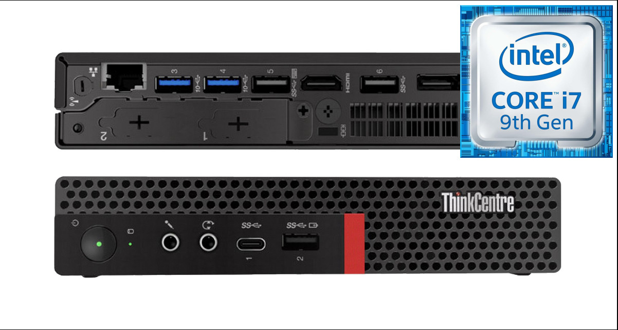 BESTYLISH ThinkCentre Tiny Desktop | Core™ i7-9th Gen [8 Cores, 8 Threads, 3.00 GHz] [URP] Intel® Core™ i7 - 9700 Octa-Core (32 GB RAM/Integrated Intel® UHD 4K 630 Graphics/1 TB SSD Capacity/Windows 11 Pro) Microtower with MS Office image 1