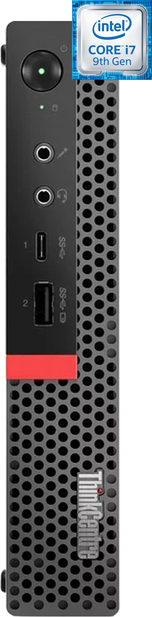 Hayyo Core™ i7 (9th Gen) [12M Cache, Up to 4.70 GHz] | ThinkCentre Tiny Desktop [YVL] Intel® Core™ i7 (9th Generation) Processor [8 Cores, 8 Threads, 3.00 GHz] (32 GB RAM/Intel® Ultra HD 4K 630 Graphics/1 TB SSD Capacity/Windows 11 Pro) Gaming Tower with MS Office image 1