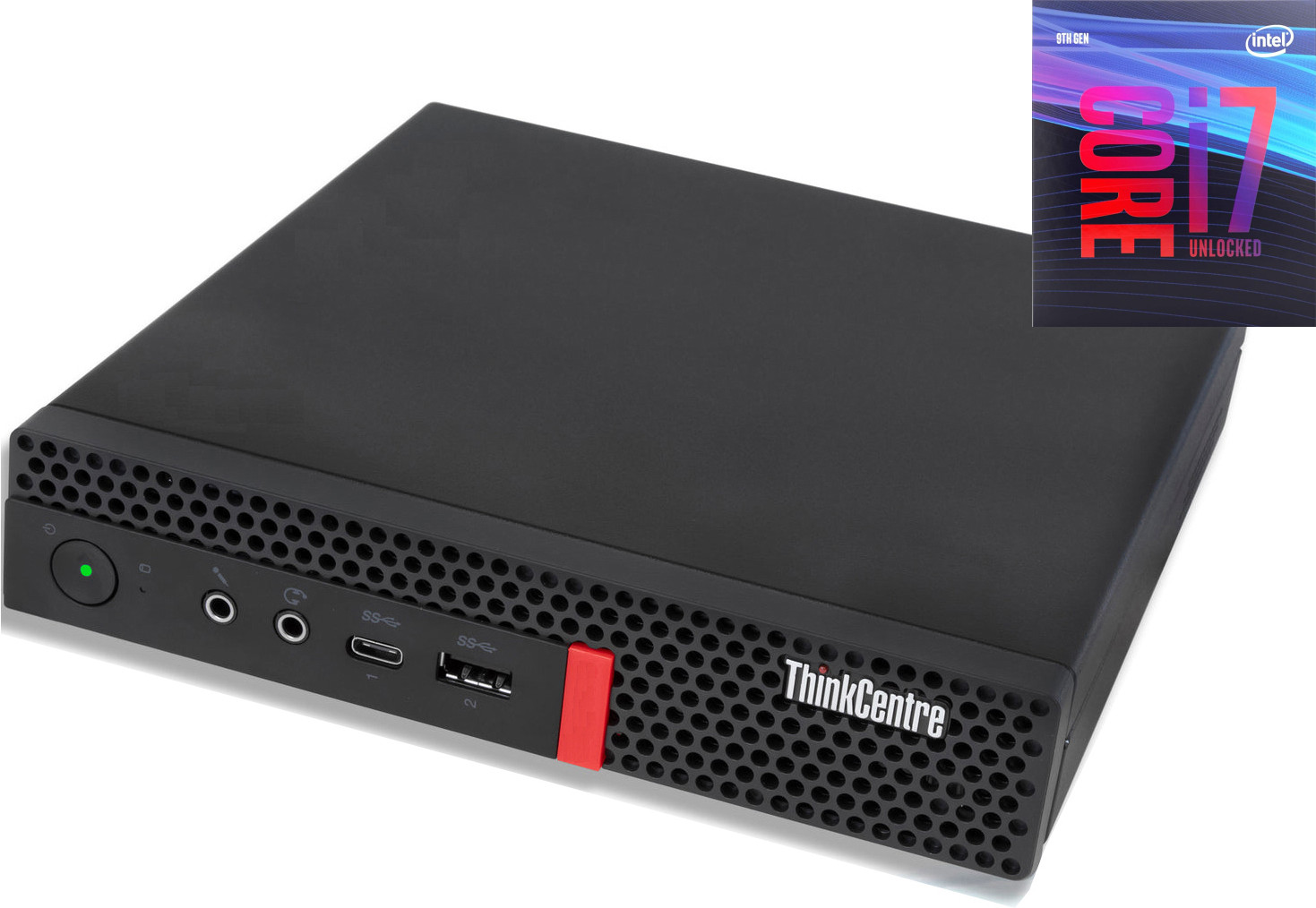 Hayyo ThinkCentre Tiny Desktop | Core i7-9th Gen [8 Cores, 8 Threads, 3.00 GHz] [YVT] Core™ i7 (9th Gen) Processor (32 GB RAM/Intel® UHD 4K 630 Graphics/1 TB SSD Capacity/Windows 11 Pro) Gaming Tower with MS Office image 1