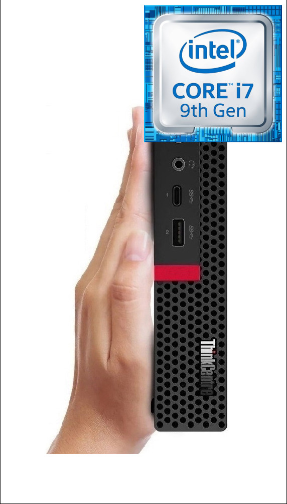 BESTYLISH ThinkCentre Mini Desktop | Core™ i7 (9th Gen) [8 Cores, 8 Threads] [ROZ] Core i7-9700 Processor [8 Cores, 8 Threads] (32 GB RAM/Integrated Intel® UHD 4K 630 Graphics/1 TB SSD Capacity/Windows 11 Pro) Mini Gaming Tower with MS Office image 1